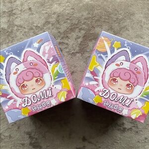 •2 DOMI •Pinpin World Plush Blind Boxes >> unopened mystery >> NIB NWT